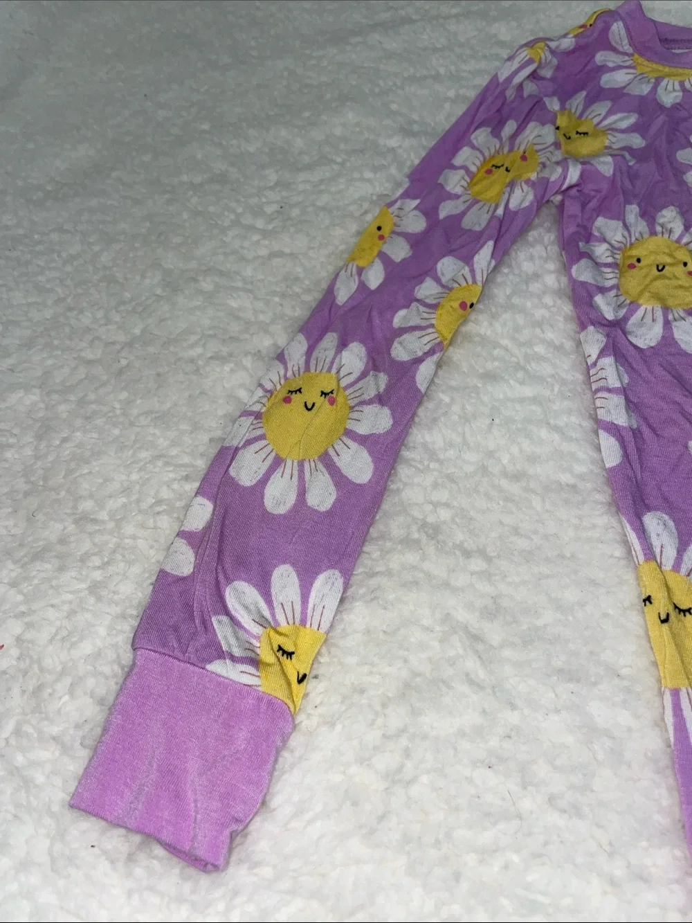 Little Sleepies Purple Daisy Print 2 Piece Pjs